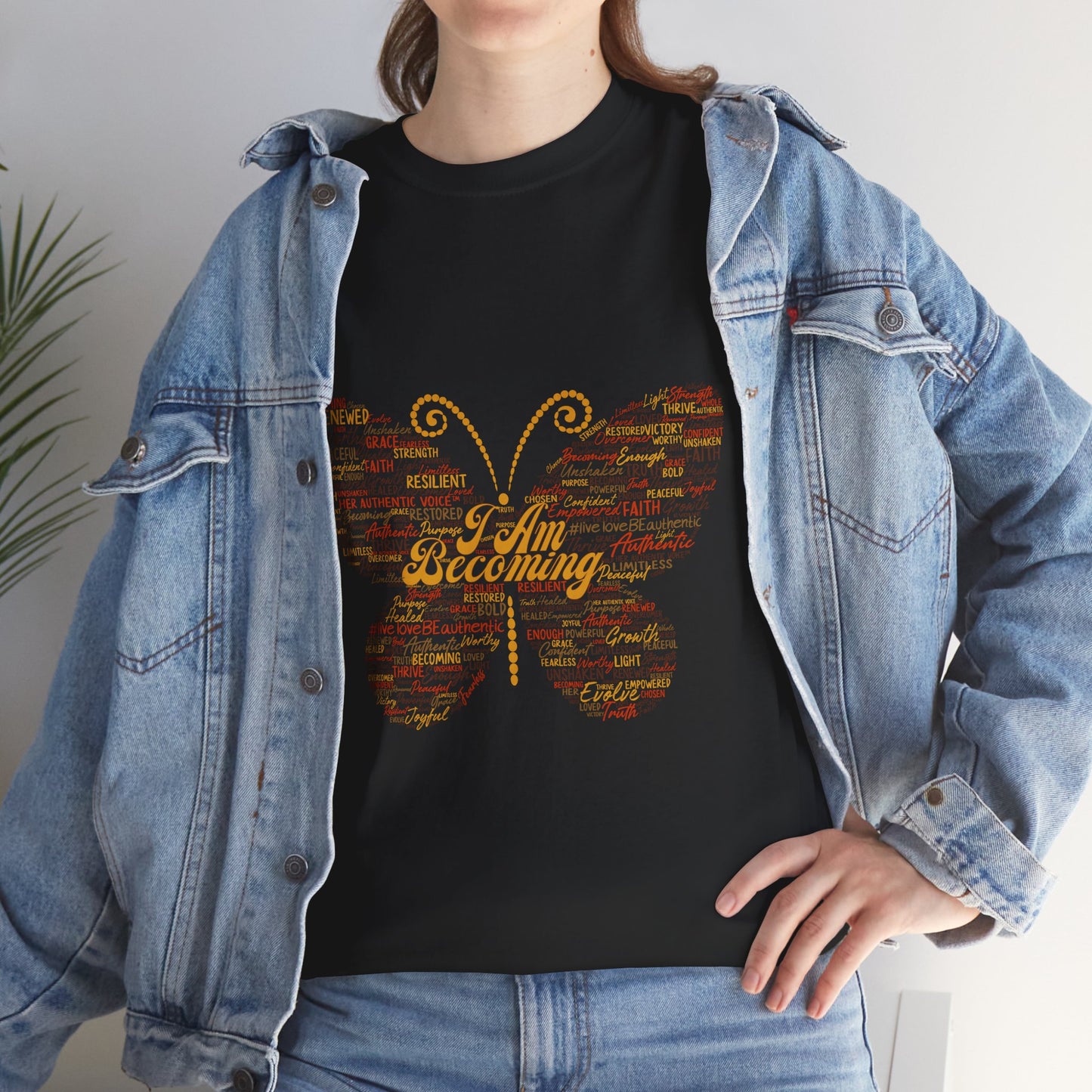 "I am Becoming" Signature Butterfly Crew Neck Tee
