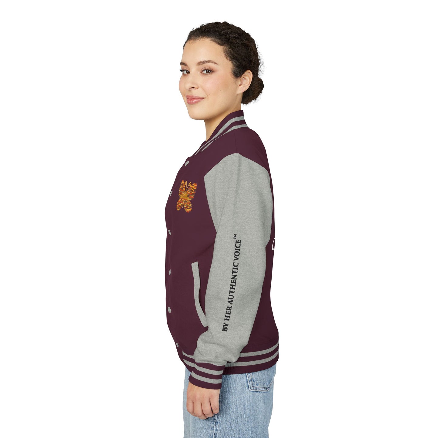 Letterman Jacket — "Called. Chosen. Confident." Empowerment Varsity Jacket