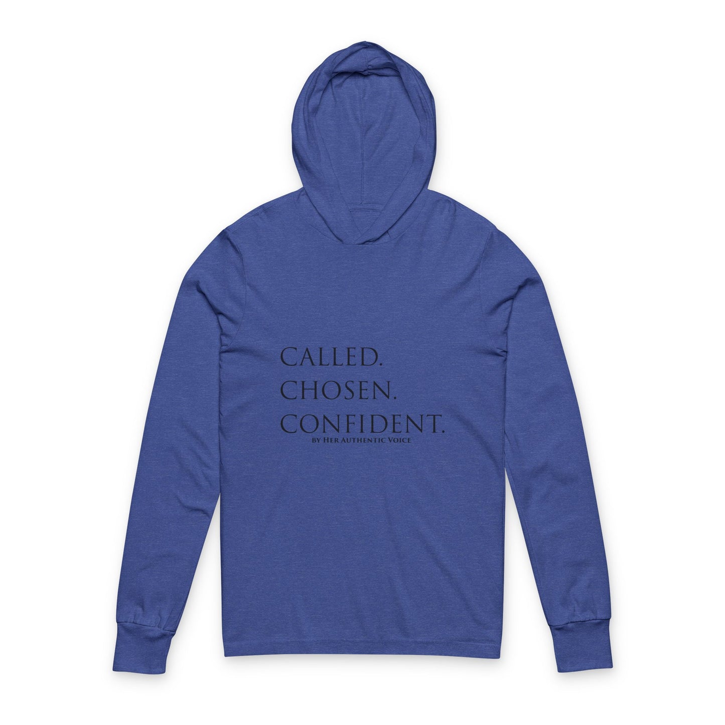 Called. Chosen. Confident. Hooded Long Sleeve Tee