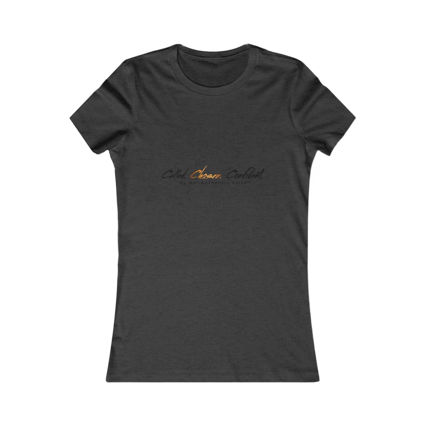 Called, Chosen, Confident Women’s Tee — Minimal Inspirational Graphic Shirt