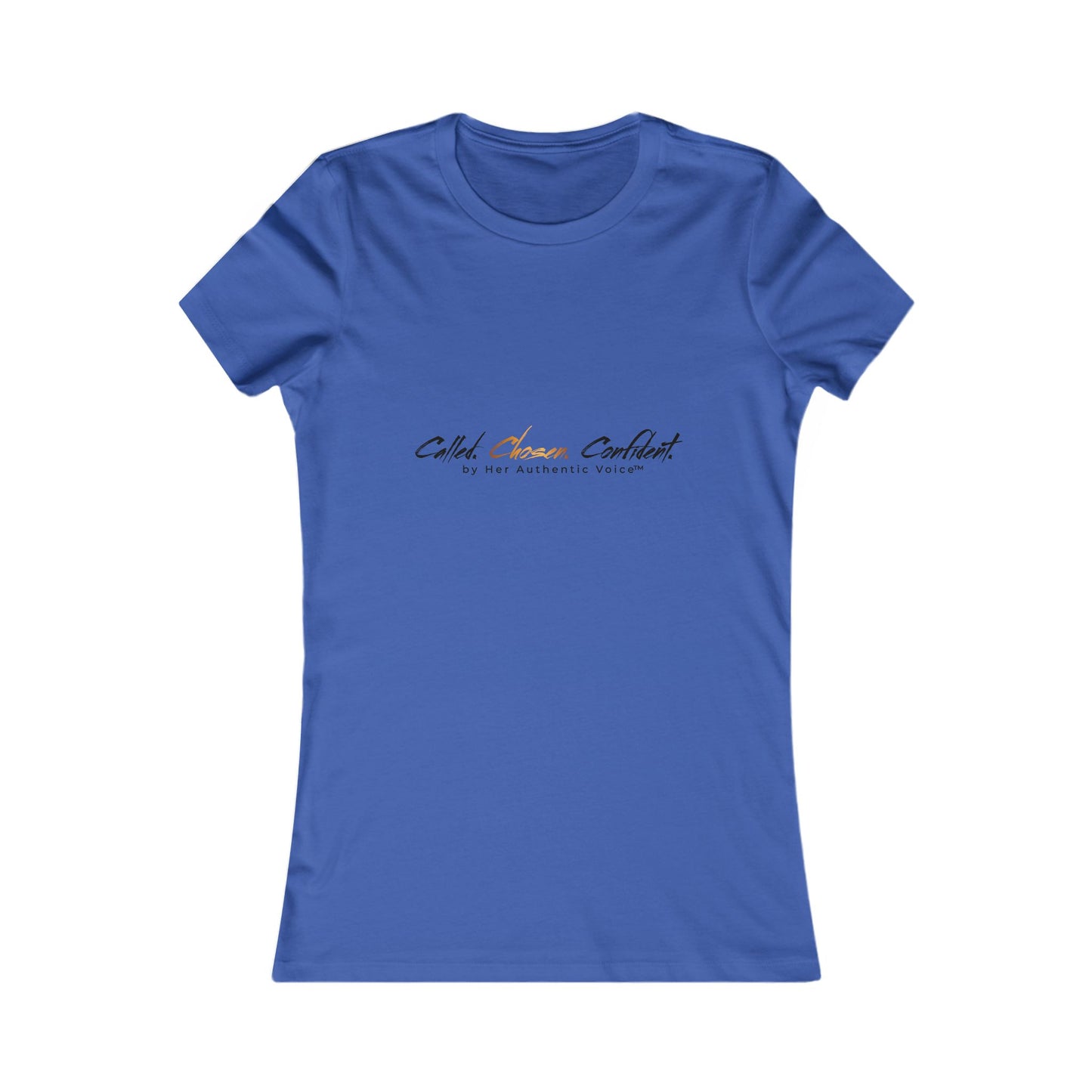 Called, Chosen, Confident Women’s Tee — Minimal Inspirational Graphic Shirt