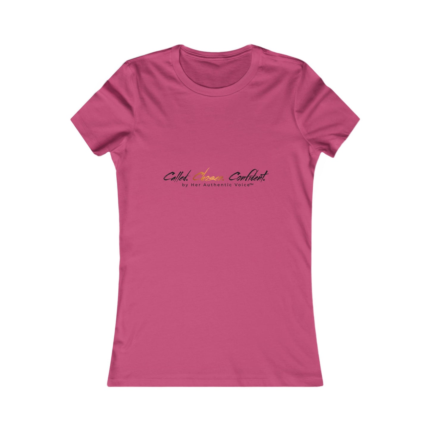 Called, Chosen, Confident Women’s Tee — Minimal Inspirational Graphic Shirt