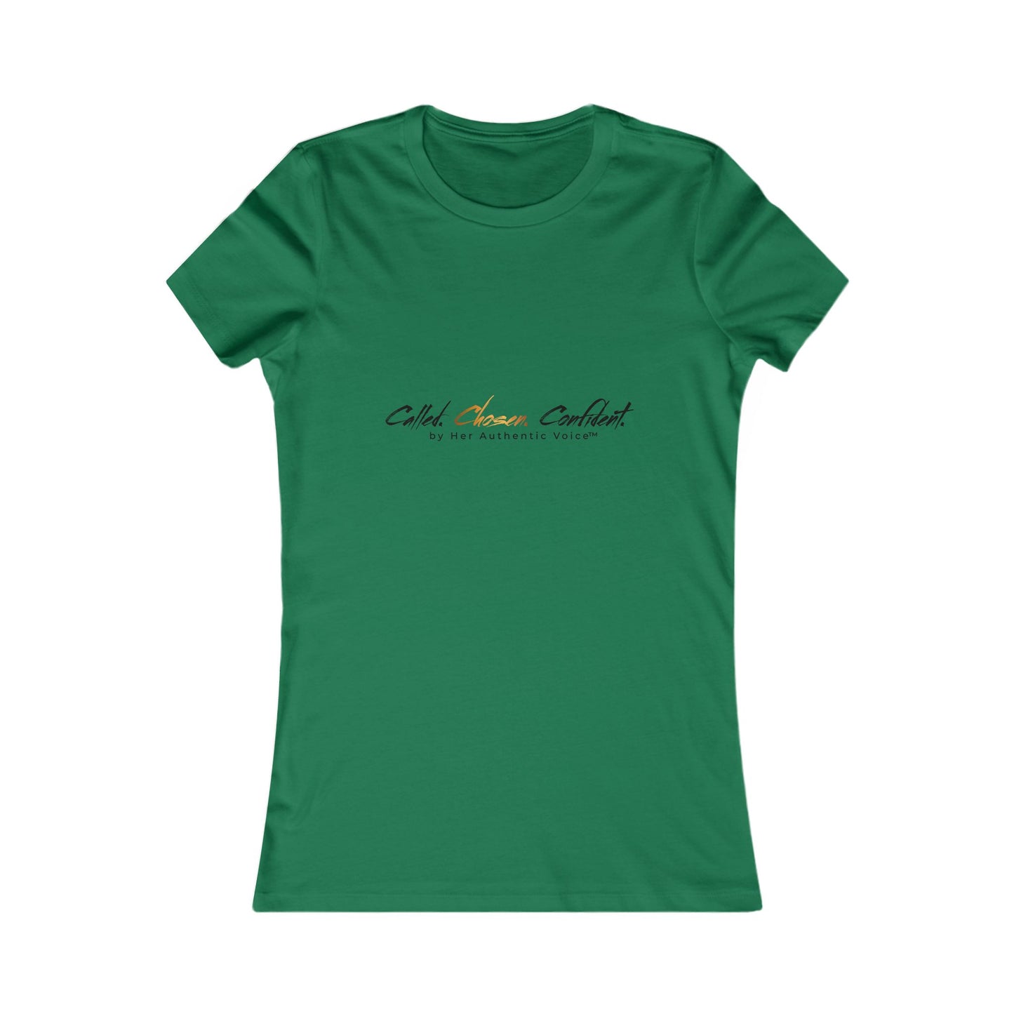Called, Chosen, Confident Women’s Tee — Minimal Inspirational Graphic Shirt
