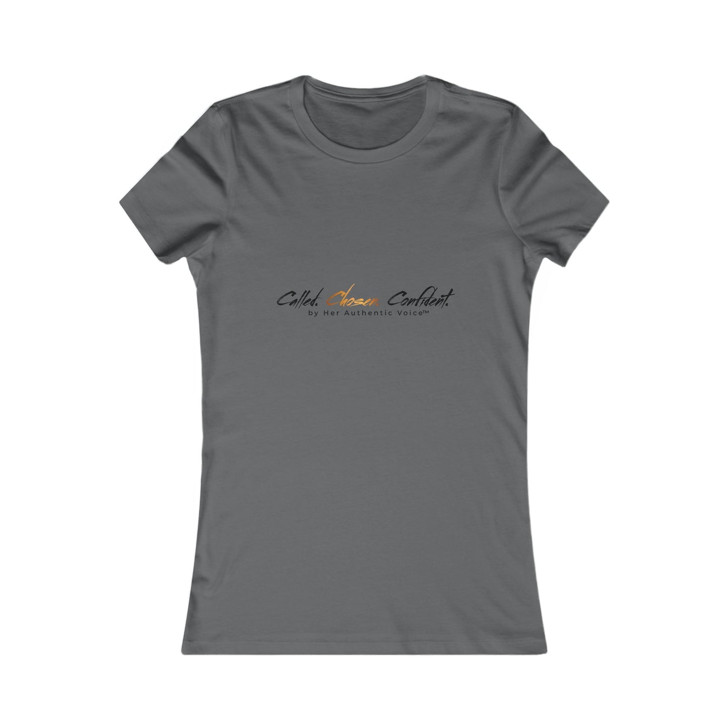 Called, Chosen, Confident Women’s Tee — Minimal Inspirational Graphic Shirt
