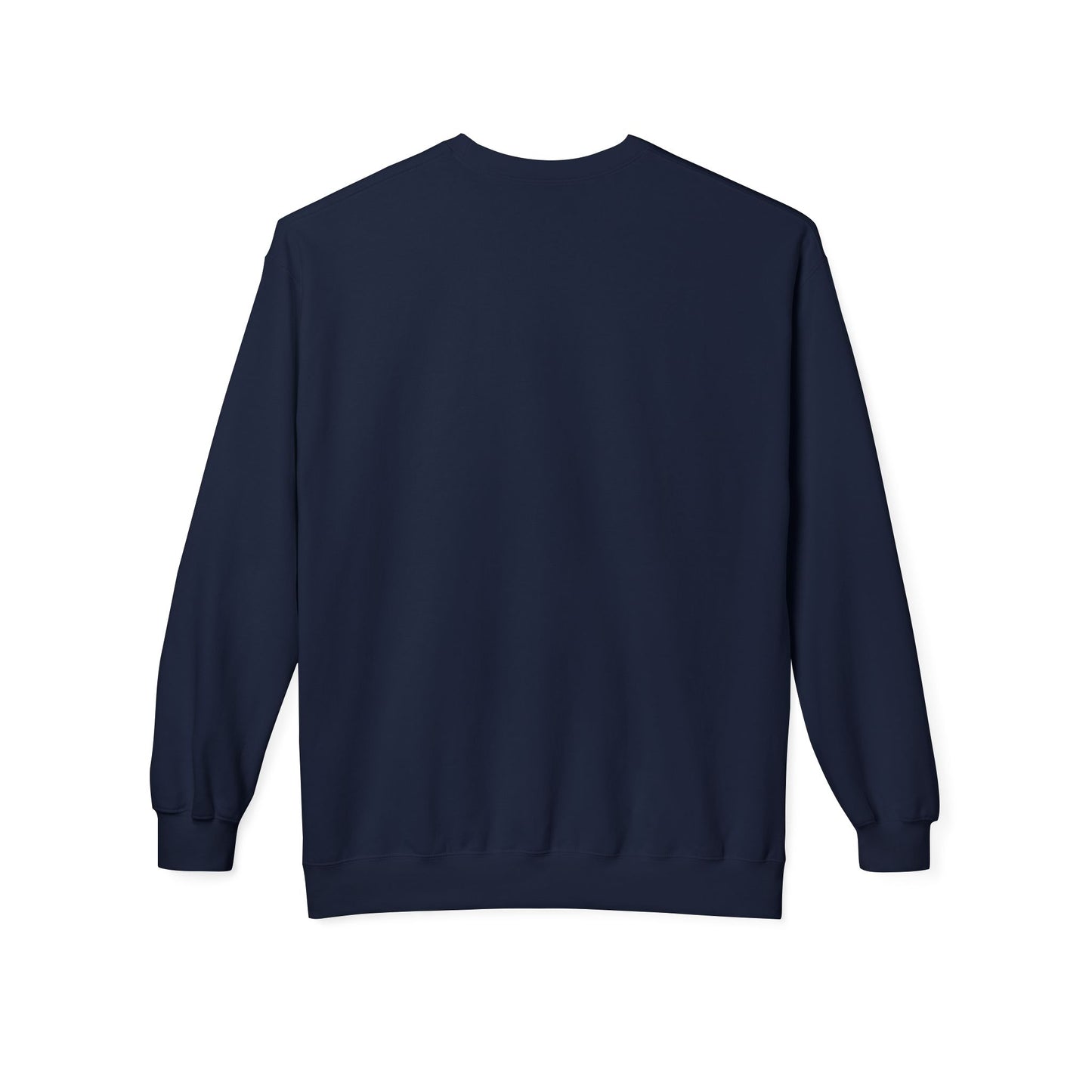 Signature Crewneck Sweatshirt — "By Her Authentic Voice" Minimal Logo