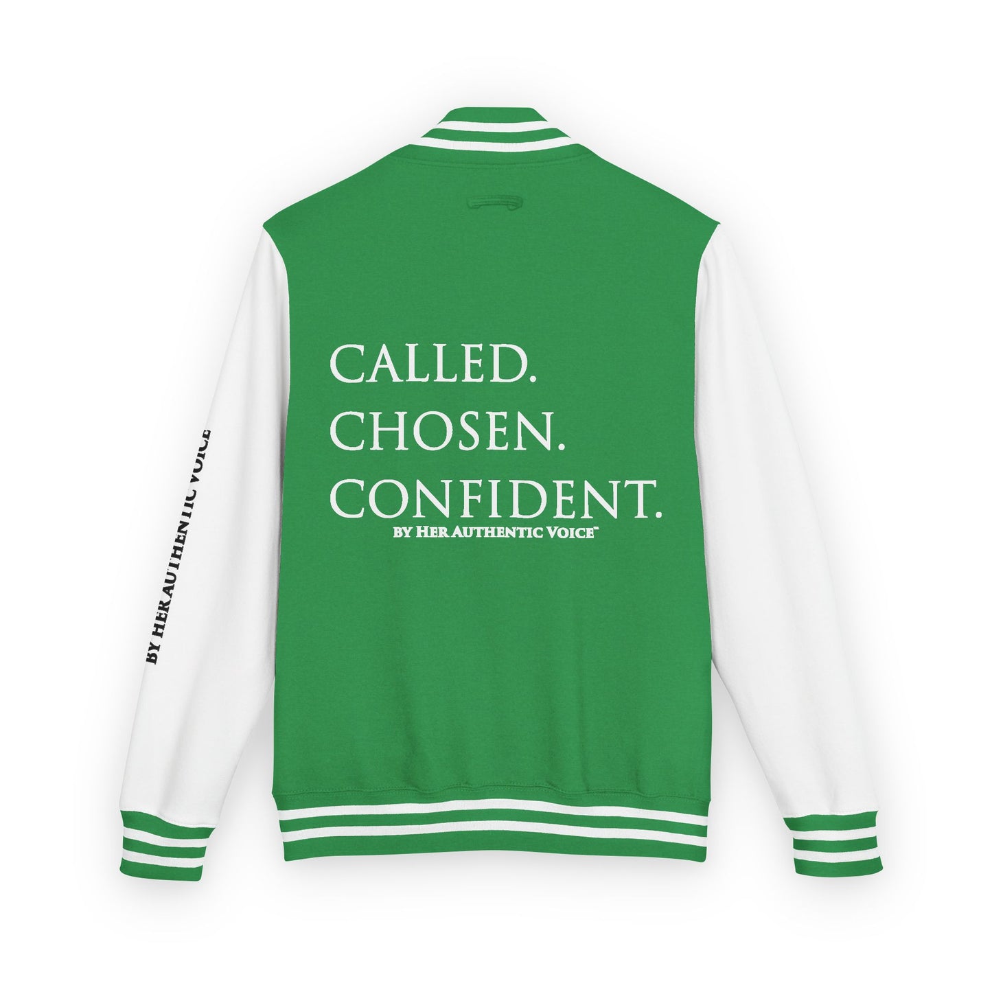 Letterman Jacket — "Called. Chosen. Confident." Empowerment Varsity Jacket
