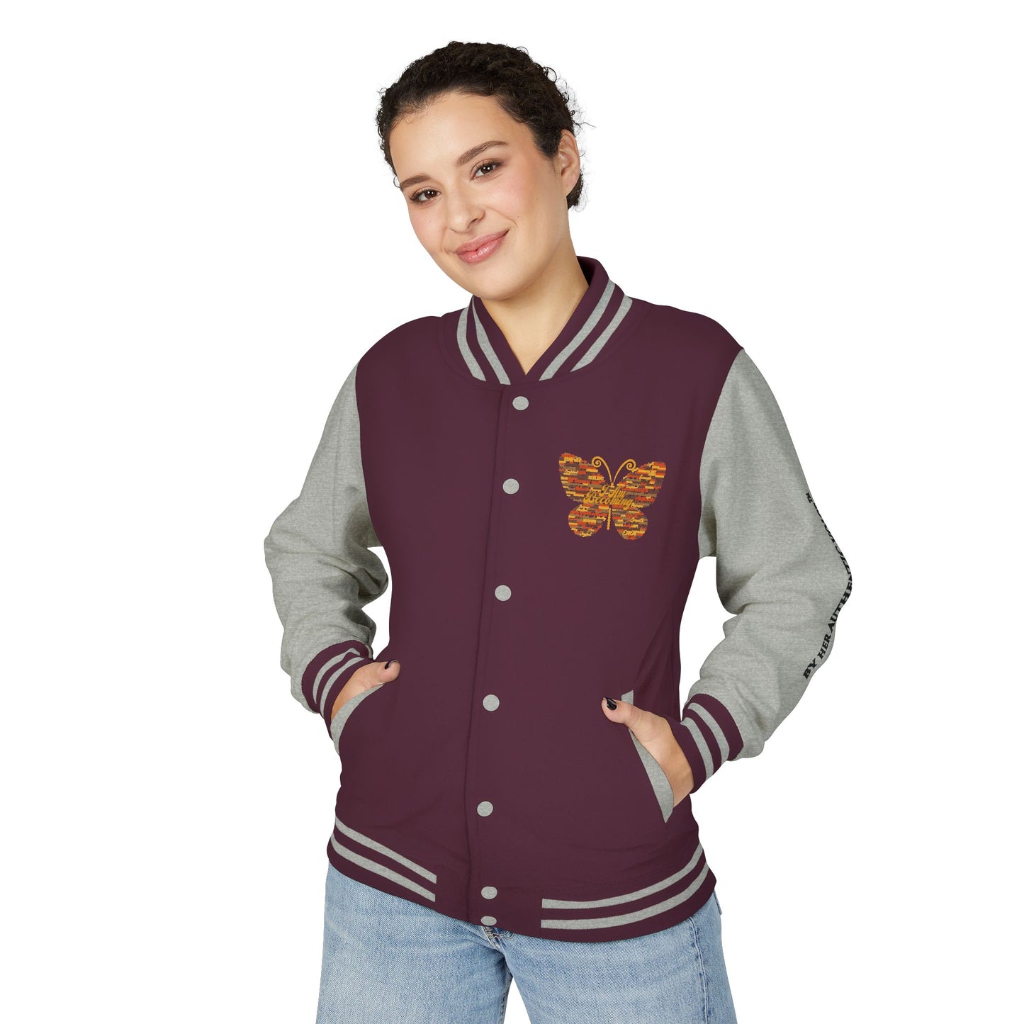 Letterman Jacket — "Called. Chosen. Confident." Empowerment Varsity Jacket