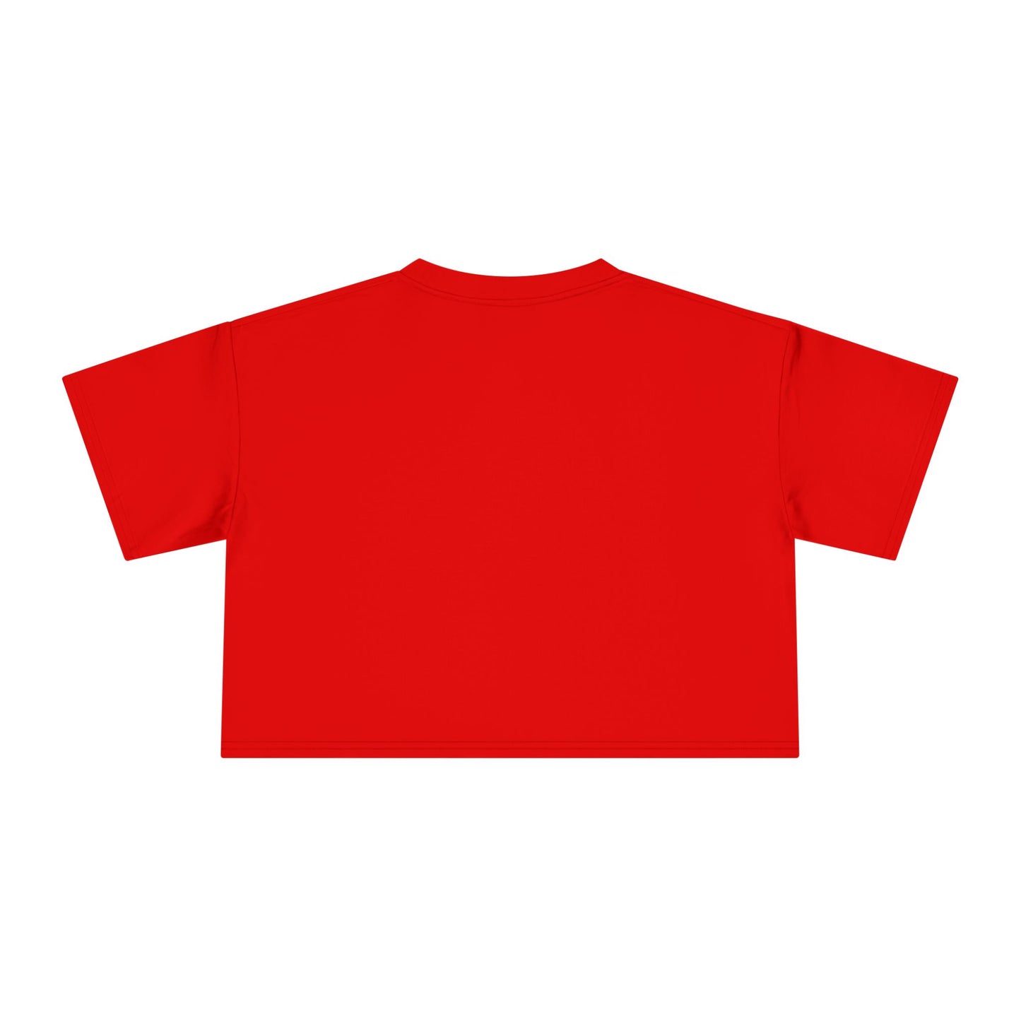 Crop Tee — “By Her Authentic Voice” Minimalist Feminist Graphic Top