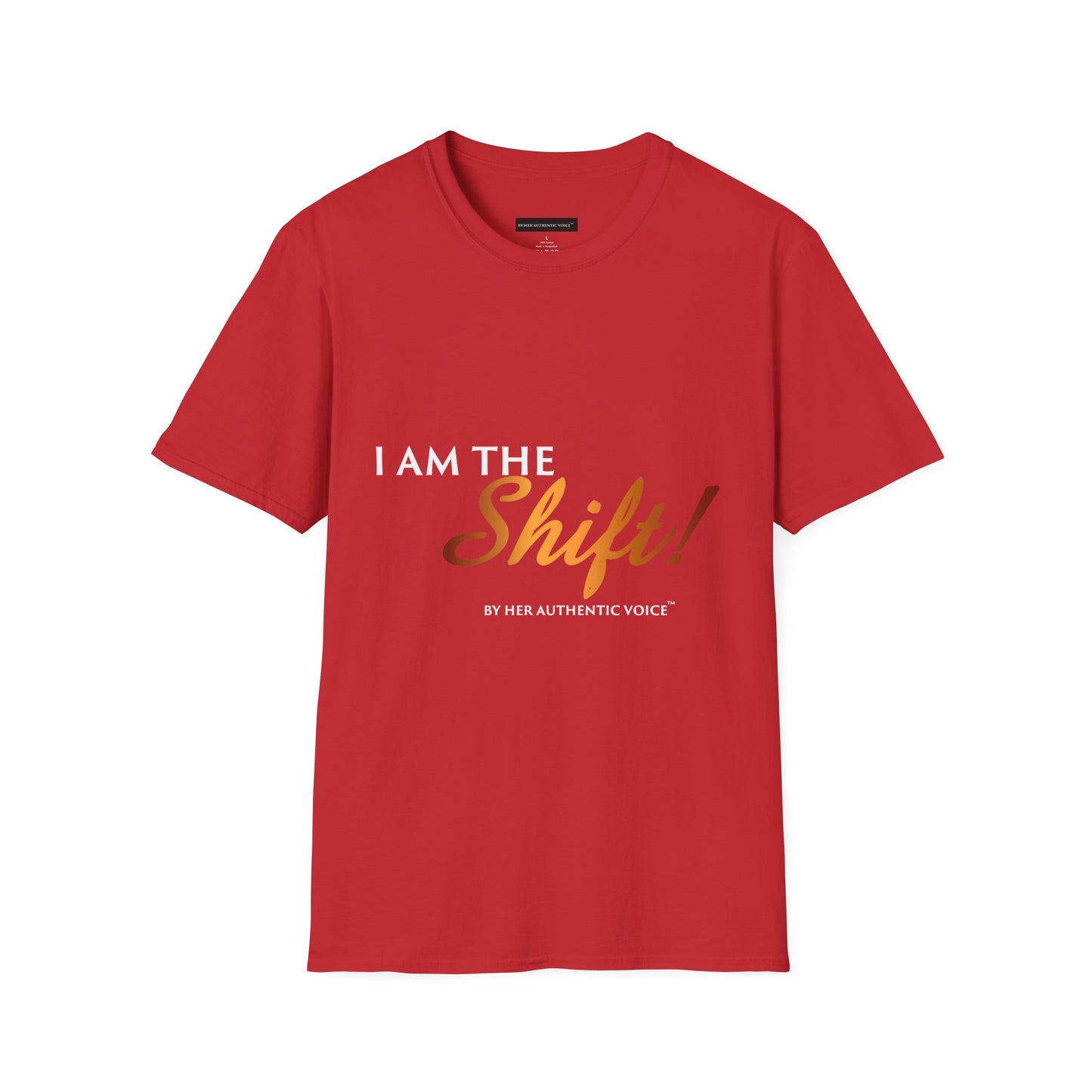 "I Am The Shift!" Signature Inspirational Christian Joshua 1:3 Faith Tee