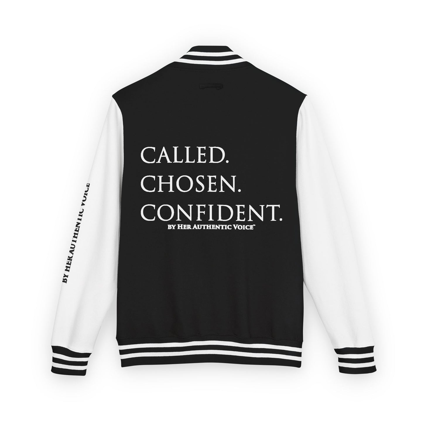 Letterman Jacket — "Called. Chosen. Confident." Empowerment Varsity Jacket