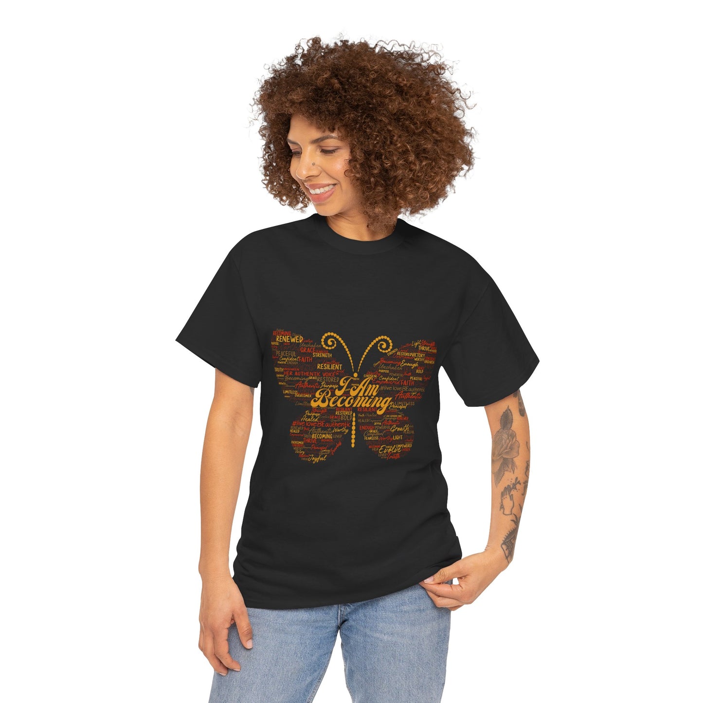 "I am Becoming" Signature Butterfly Crew Neck Tee