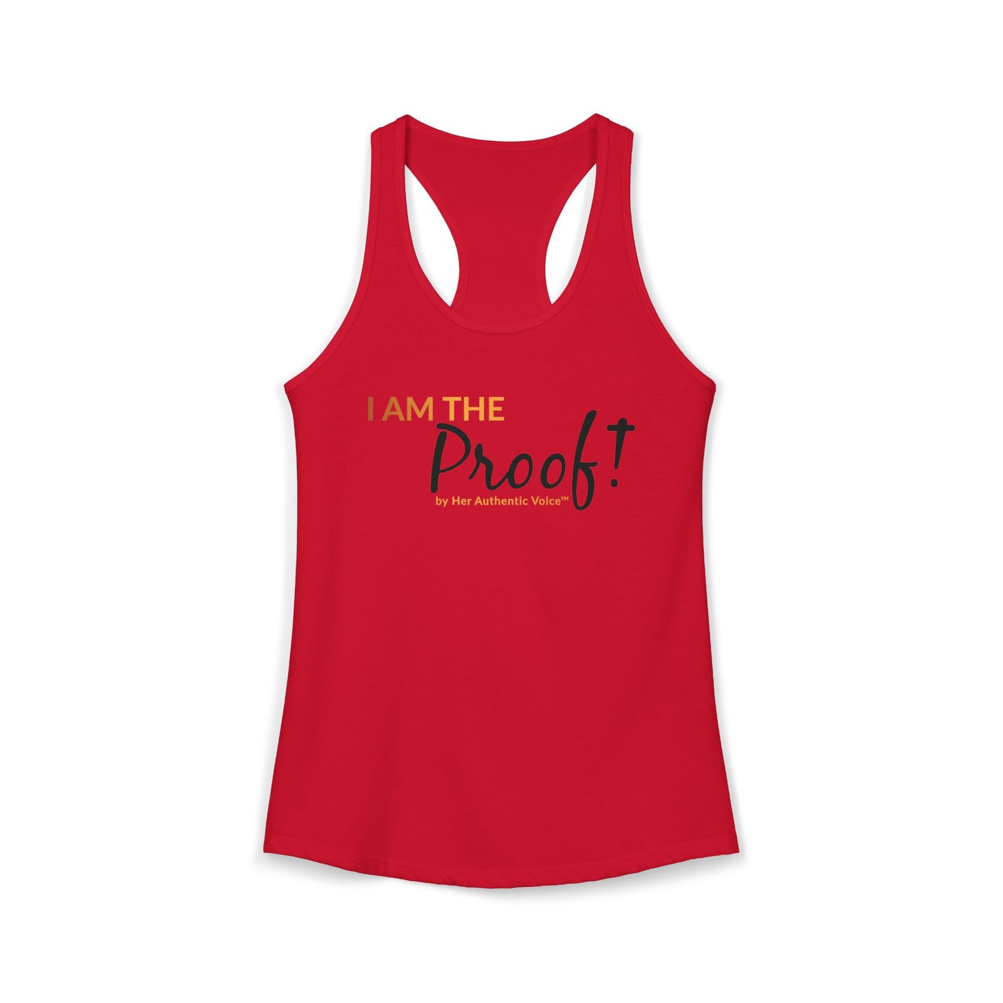 “I Am The Proof” Women's Ideal Racerback Tank