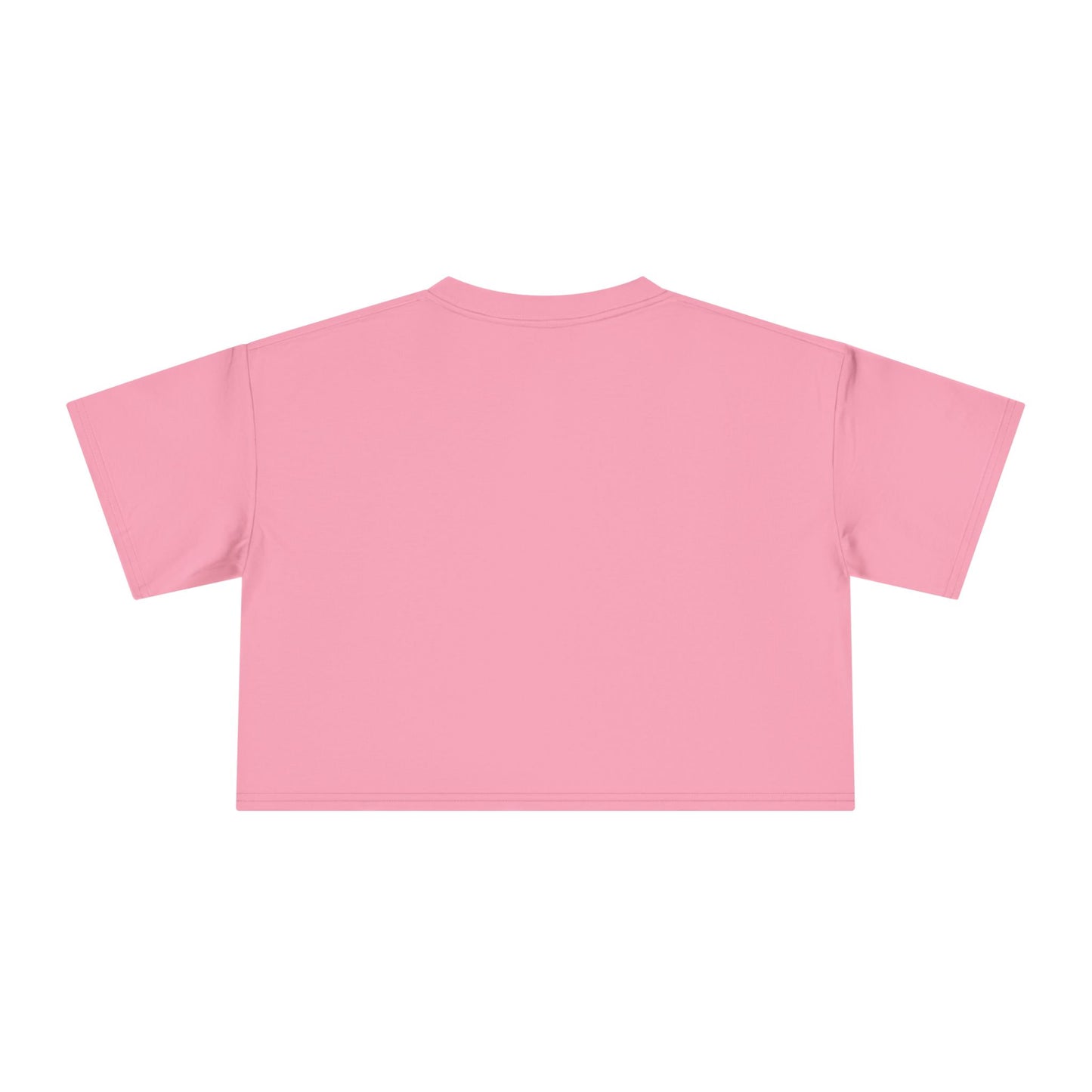 Crop Tee — “By Her Authentic Voice” Minimalist Feminist Graphic Top