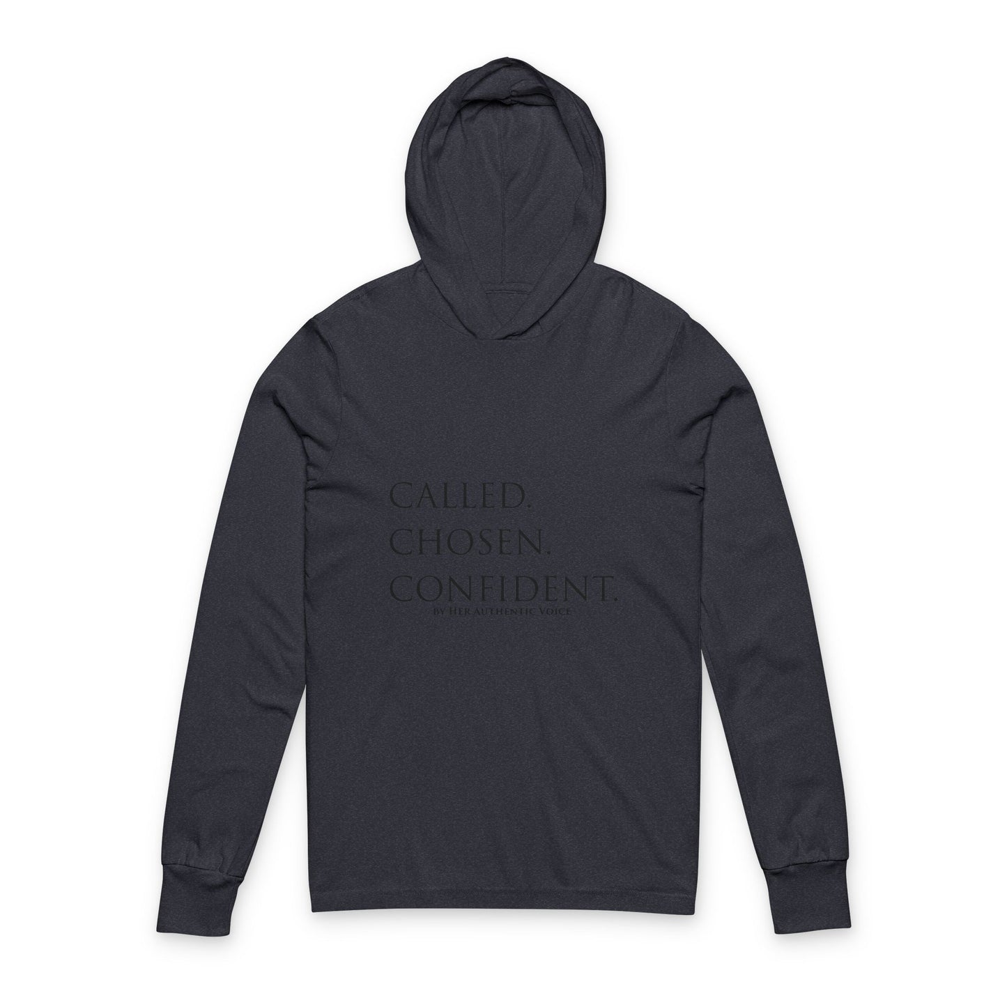 Called. Chosen. Confident. Hooded Long Sleeve Tee