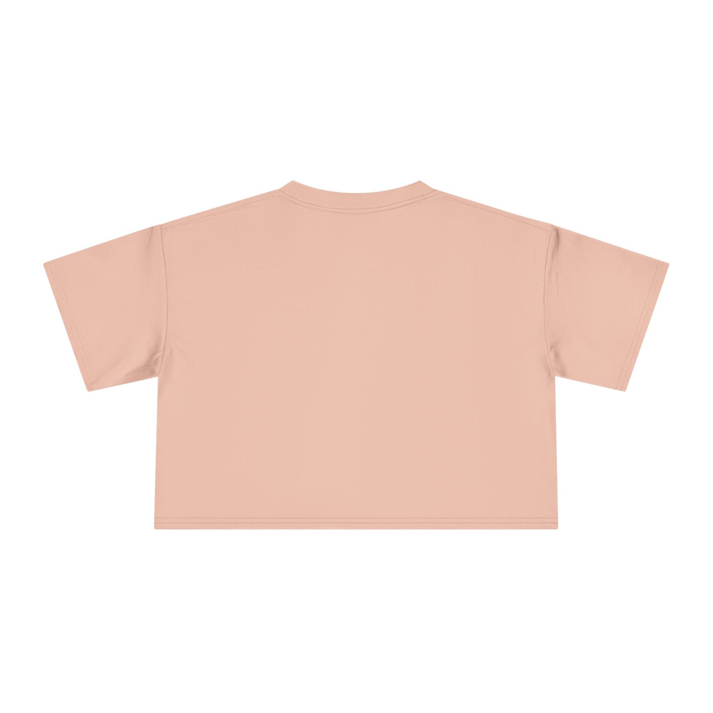 Crop Tee — “By Her Authentic Voice” Minimalist Feminist Graphic Top
