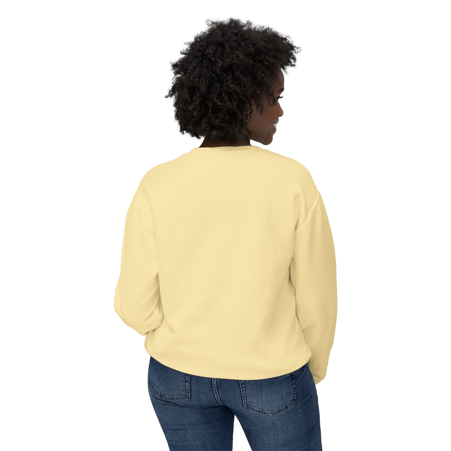 Crewneck Sweatshirt — "By Her Authentic Voice"