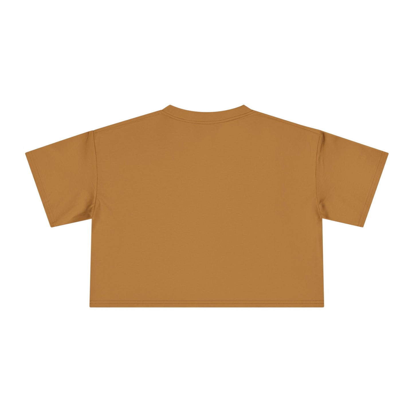 Crop Tee — “By Her Authentic Voice” Minimalist Feminist Graphic Top