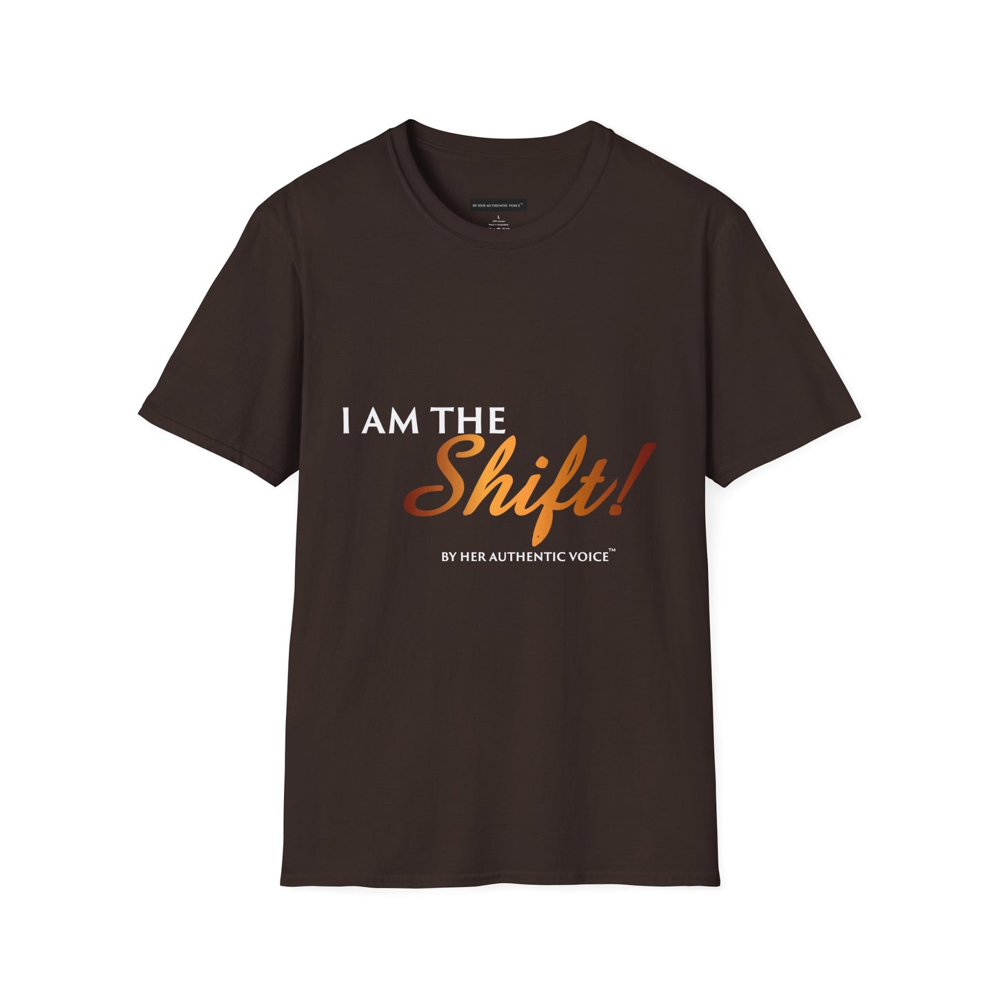 "I Am The Shift!" Signature Inspirational Christian Joshua 1:3 Faith Tee