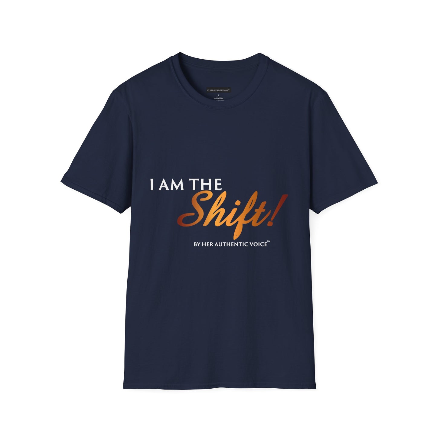 "I Am The Shift!" Signature Inspirational Christian Joshua 1:3 Faith Tee
