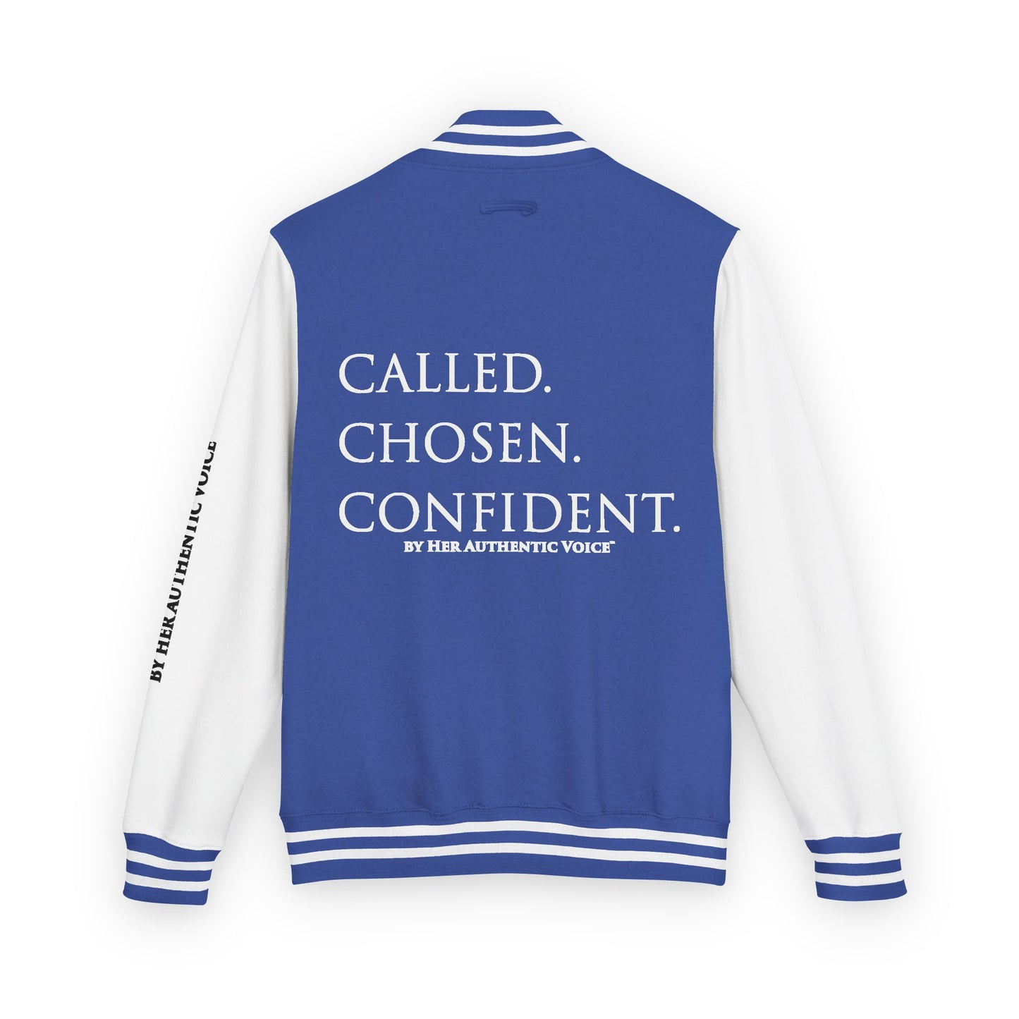 Letterman Jacket — "Called. Chosen. Confident." Empowerment Varsity Jacket