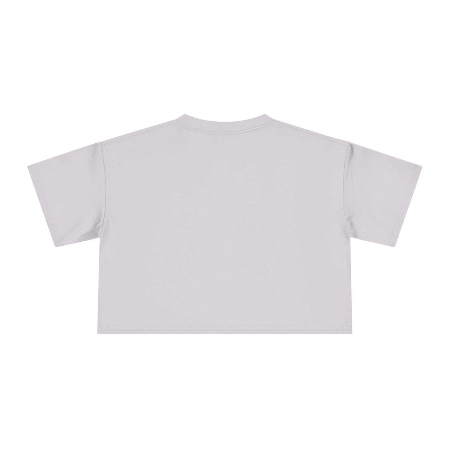 Crop Tee — “By Her Authentic Voice” Minimalist Feminist Graphic Top