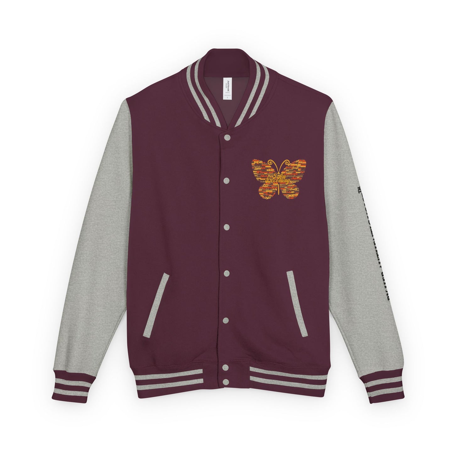 Letterman Jacket — "Called. Chosen. Confident." Empowerment Varsity Jacket