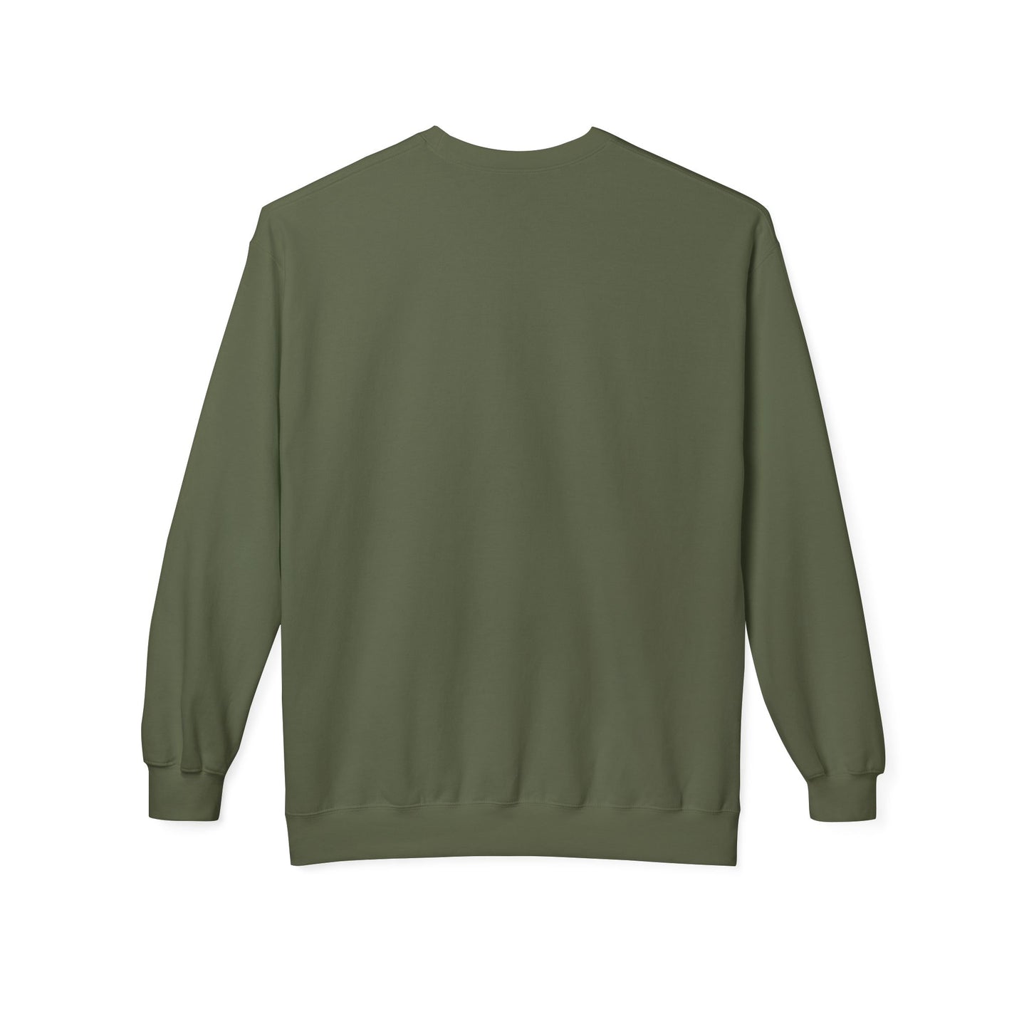 Signature Crewneck Sweatshirt — "By Her Authentic Voice" Minimal Logo