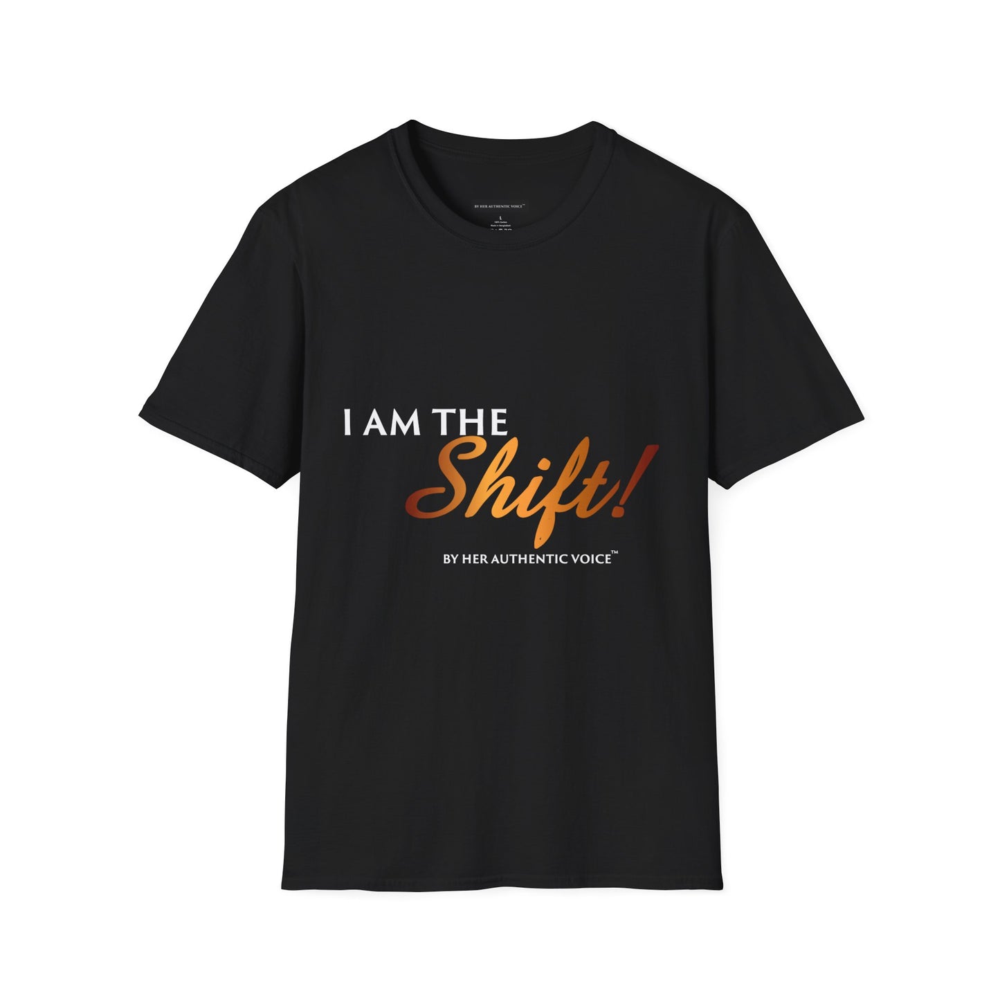 "I Am The Shift!" Signature Inspirational Christian Joshua 1:3 Faith Tee